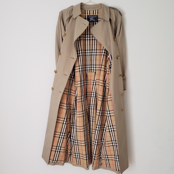 Burberry Jackets & Blazers - Rare Vintage Burberry 100% Cotton Trench Coat